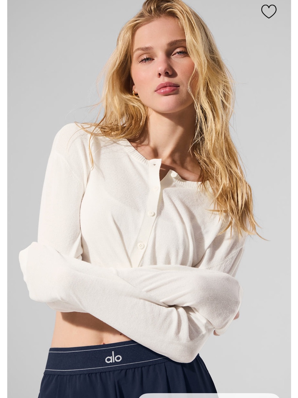 ALO Yoga supernatural sweater cardigan